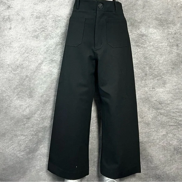 Wide Leg Black Pants - Picture 2 of 2